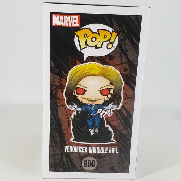Funko Pop Marvel Venom 690 VENOMIZED INVISIBLE GIRL Gamestop Exclusive MIB - Picture 6 of 14